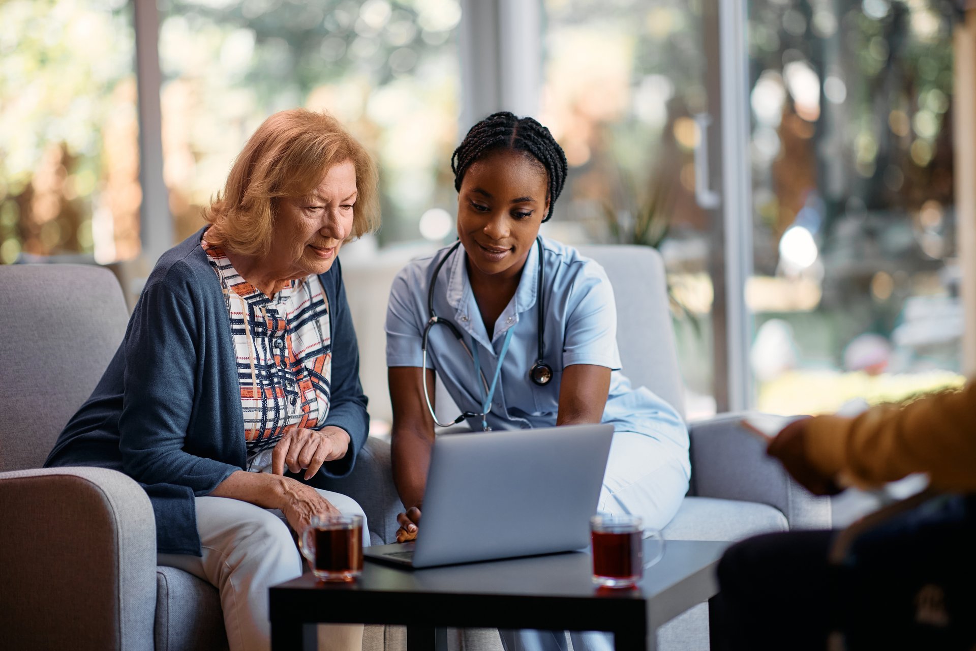Attentive in-home senior care from Legacy Blooms concierge caregiver